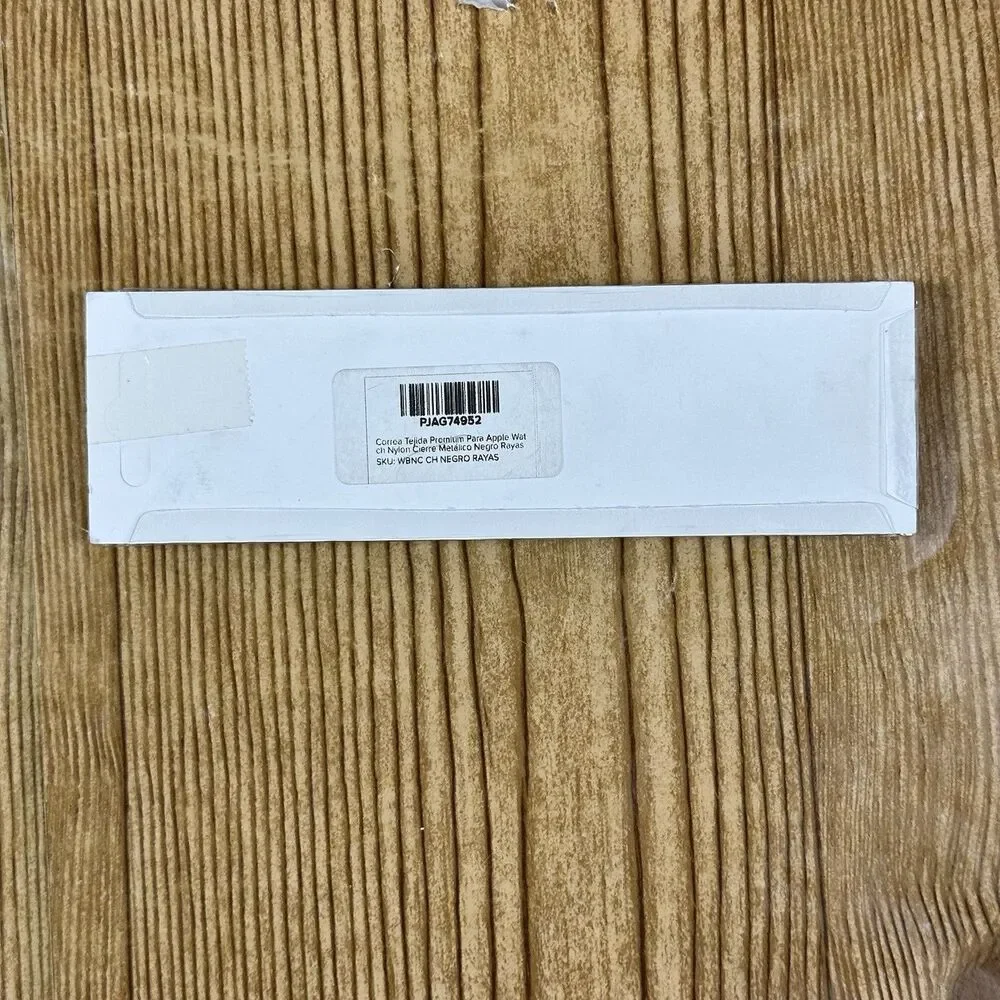 Apple Watch Band 38 40 41 42mm Nylon Sport Strap Black Gray Stripe New‎